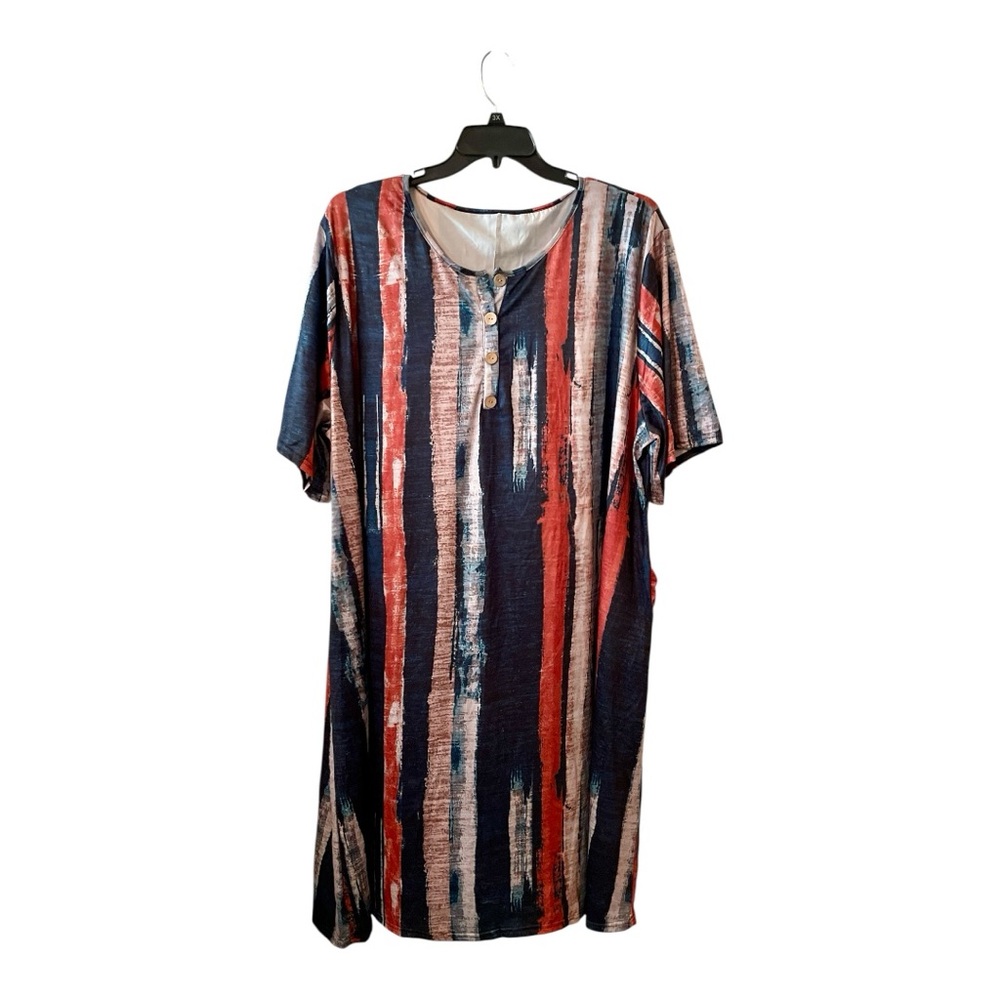 Striped Multicolor Tunic Dress